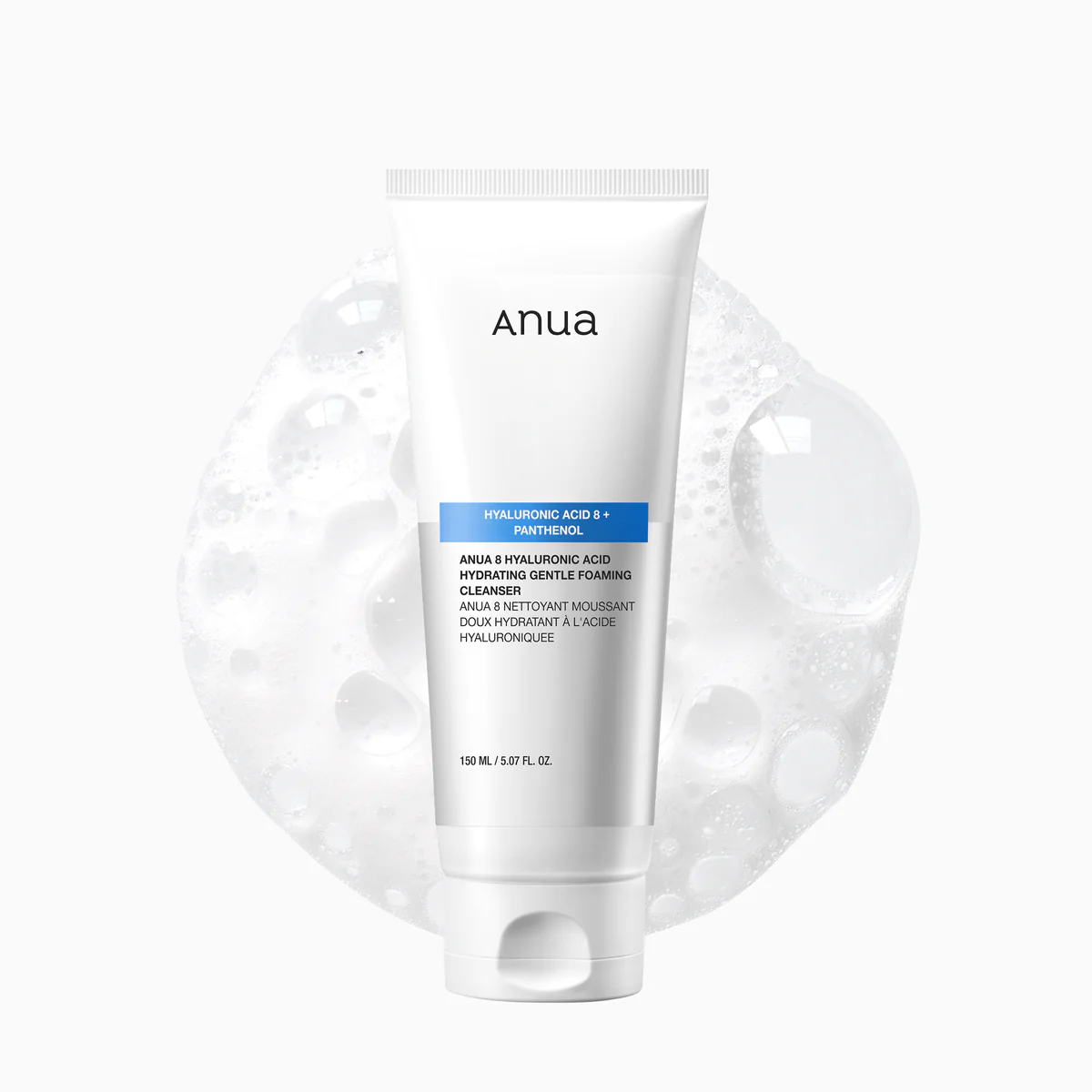 anua-cleanser-150ml-8-hyaluronic-acid-hydrating-gentle-foaming-cleanser-1161173124 8 Hyaluronic Acid Hydrating Gentle Foaming Cleanser - Image 1